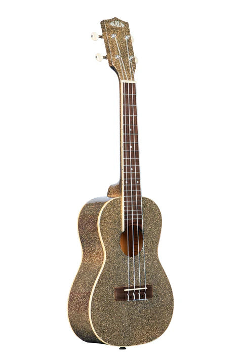 Stardust Gold Sparkle Concert Ukelele
