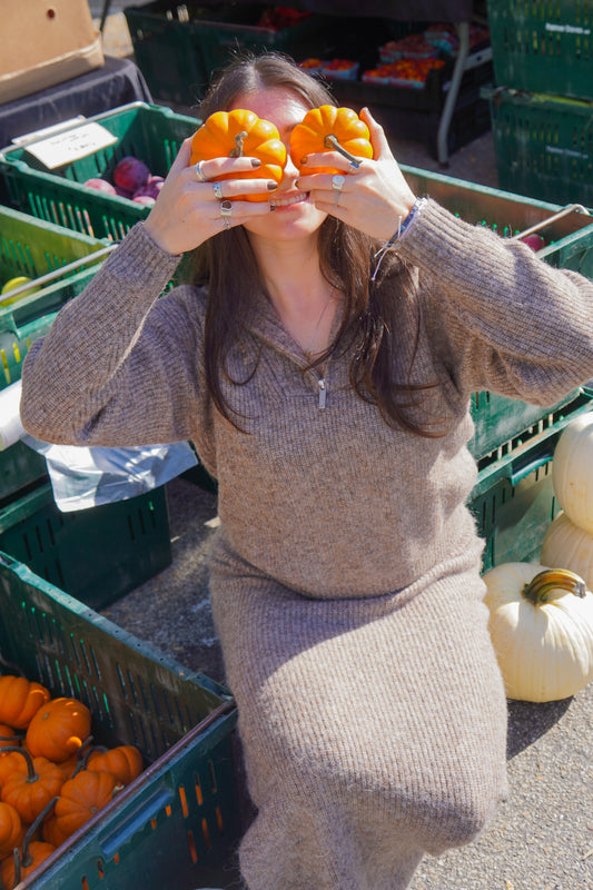 Quinn Zip Knit
