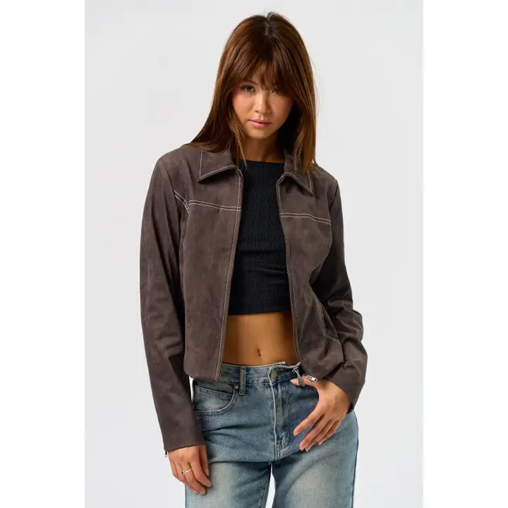 Sally Suede Jacket