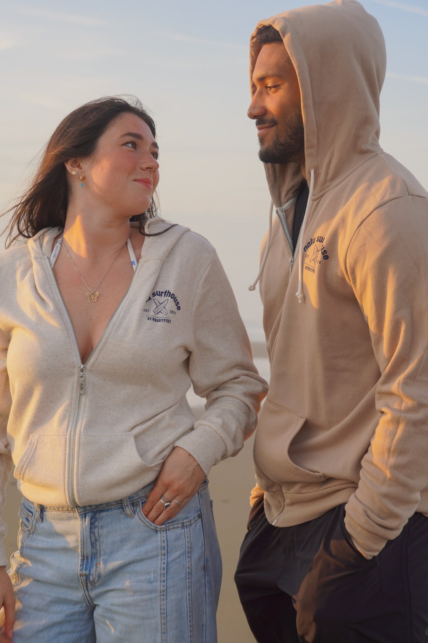 Nalu Marks the Spot Zip Hoodie