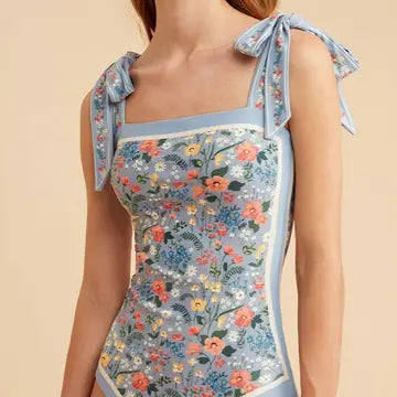 Rosa Reversible Floral One Piece