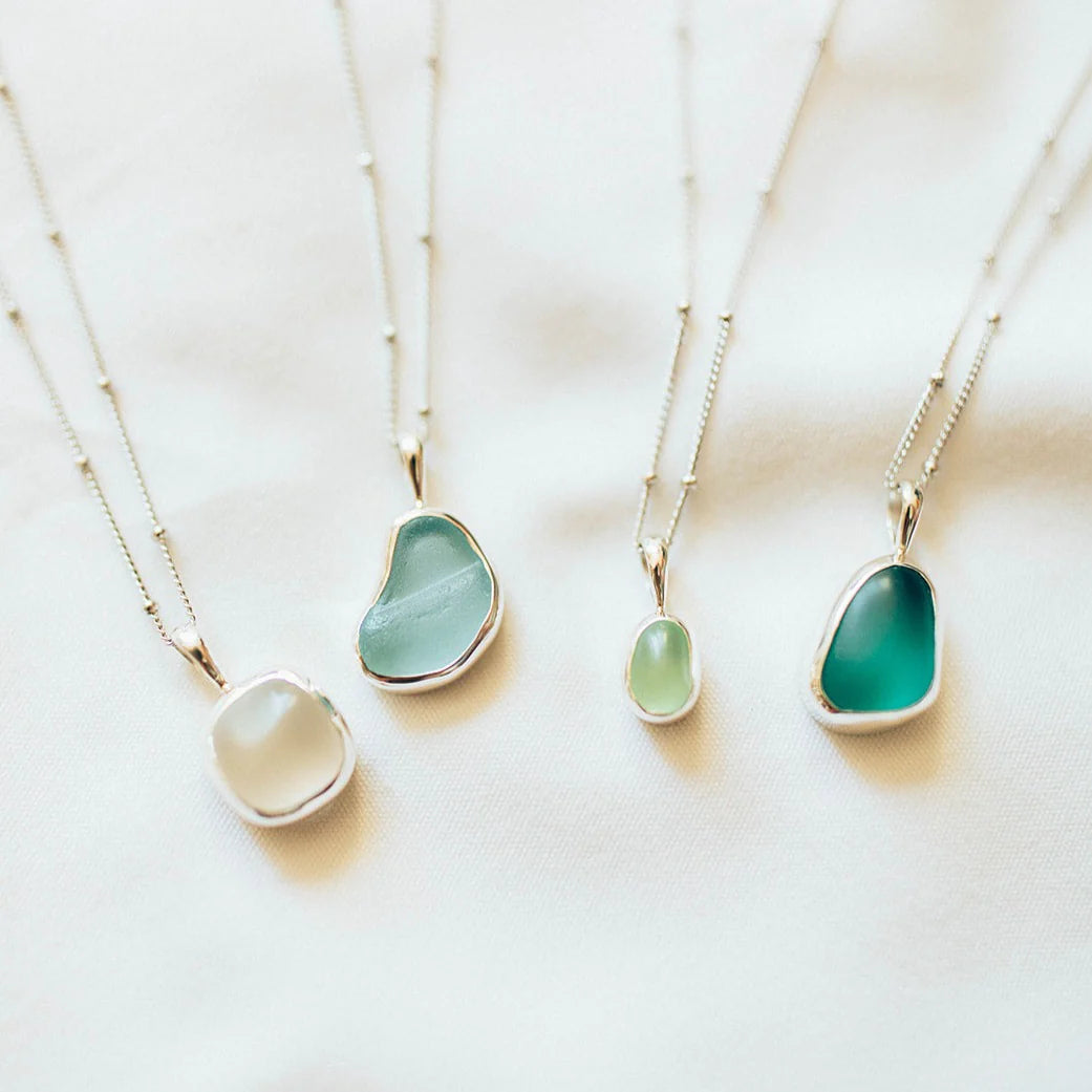 Salty Gem Sea Glass Necklace