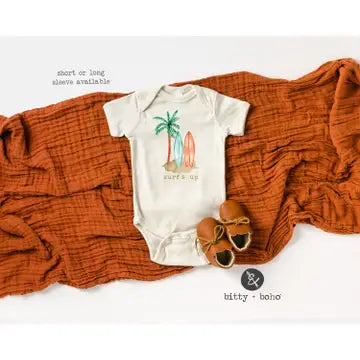 Bitty & Boho Surfs Up Onsie