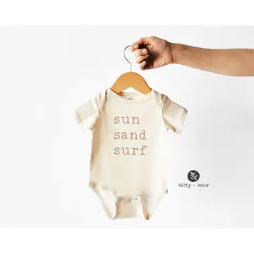 Bitty & Boho Sun Surf Sand Onsie