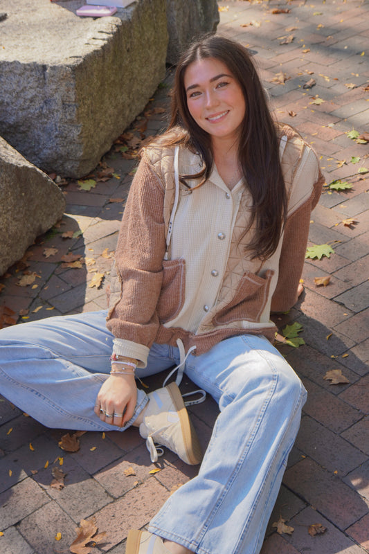 Victoria Cut and Sew Shacket