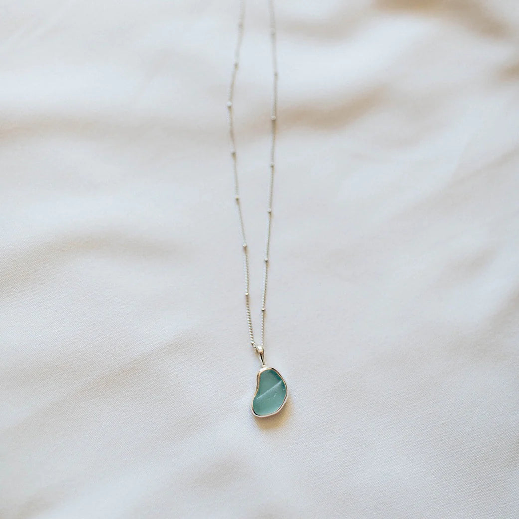 Salty Gem Sea Glass Necklace