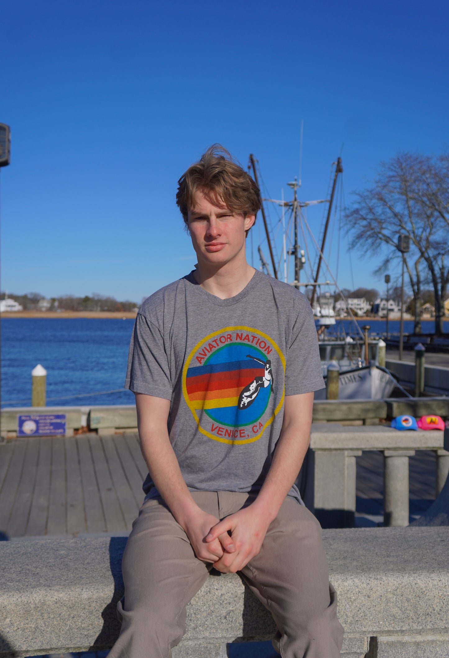 Mens Logo Crew Tee Shirt