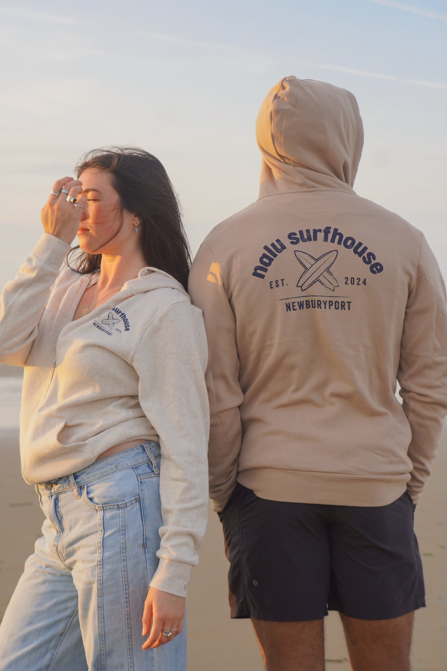 Nalu Marks the Spot Zip Hoodie