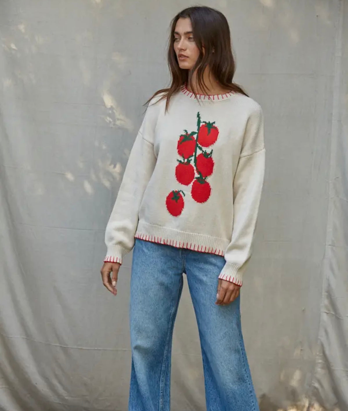 Italia Tomato Vine Sweater