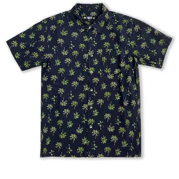 Island Haze Woven Hawaiian Button Down